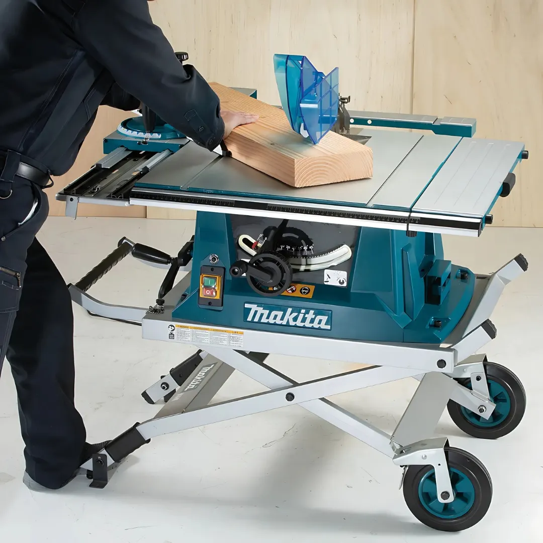 1755141422-1 Makita (10") bordssåg med stativ M-MLT100 - Image 1