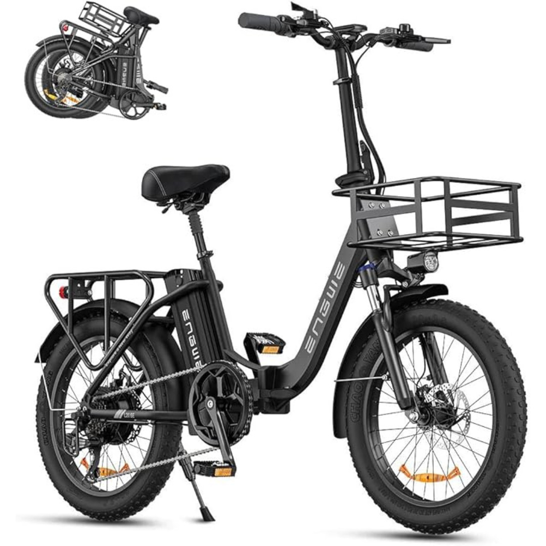 1753115993-22 ENGWE Elcykel Hopfällbar Cykel Elcykel med 20-tums Fat Tire - Image 1