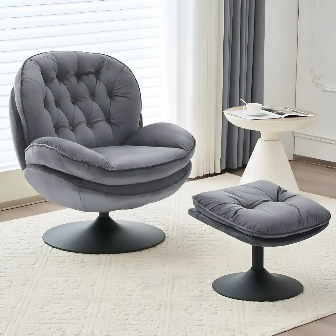 1753362939-1-Photoroom Brita - Loungefåtölj med bekvämt fotstöd - Image 1