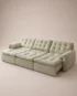 Tiffany utdragbar soffa i chenille - Image 2