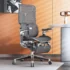 Premium ergonomisk kontorsstol med fotstöd - Image 2